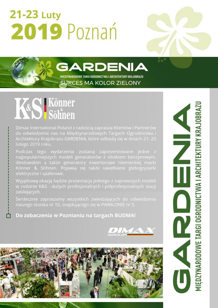 Zaproszenie na Targi Gardenia 2019 w Poznaniu!