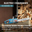 Electric chainsaw KS CS2200-16 thumbnail