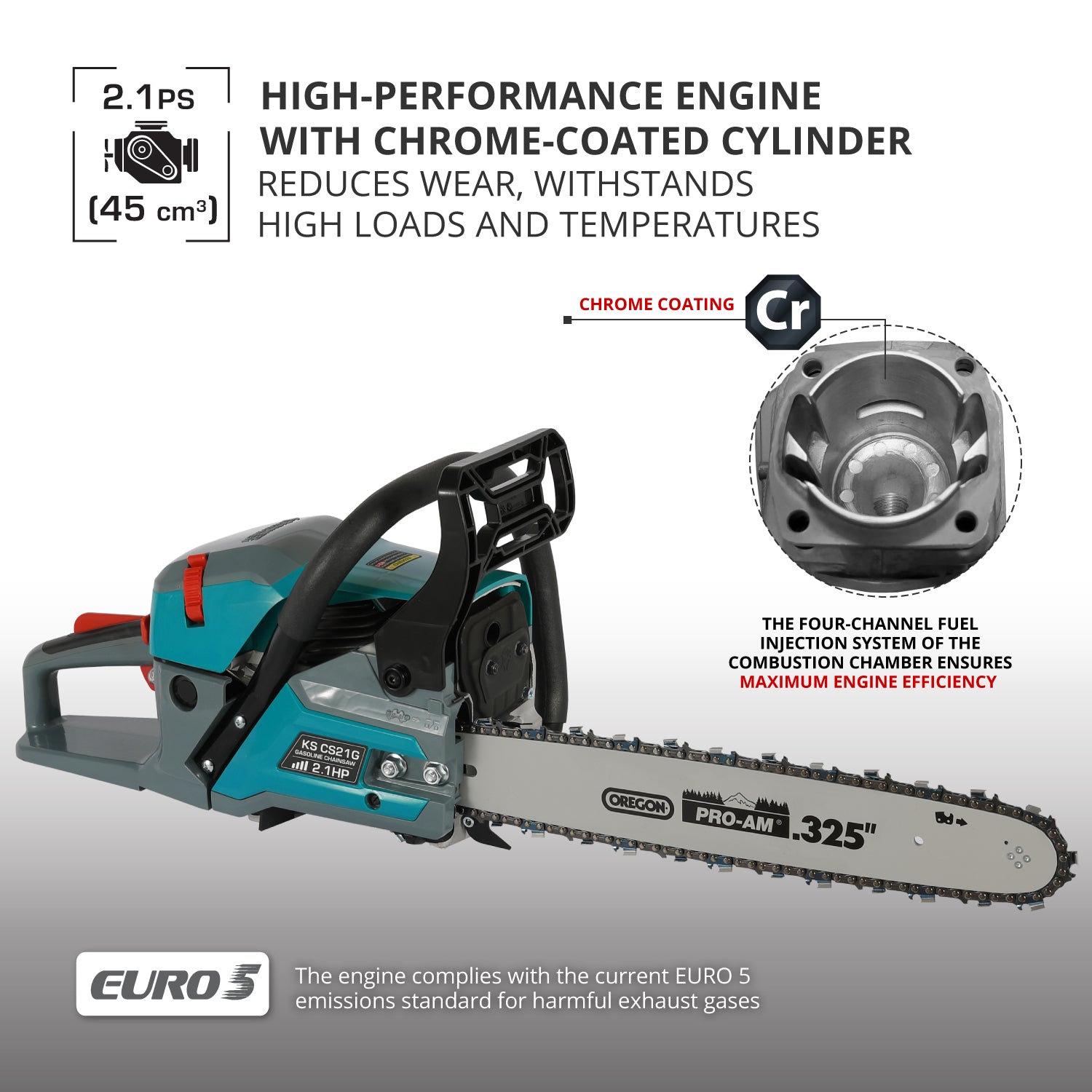 Gasoline chainsaw KS CS21G-16-1