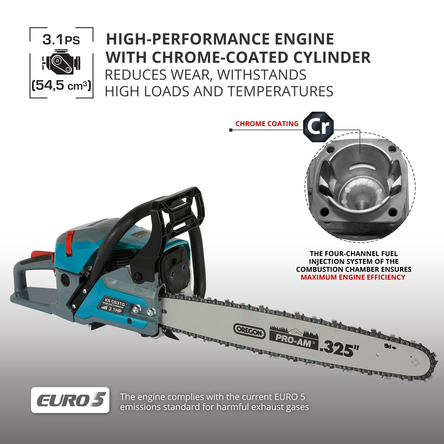 Gasoline chainsaw KS CS31G-16-1