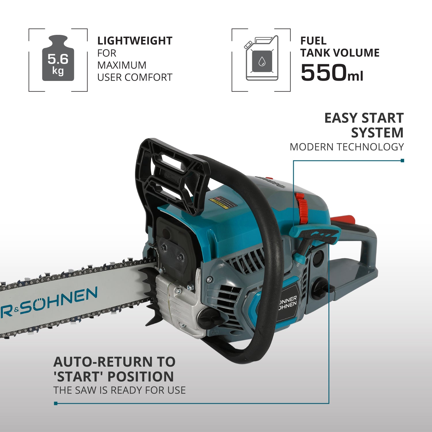 Gasoline chainsaw KS CS31G-18