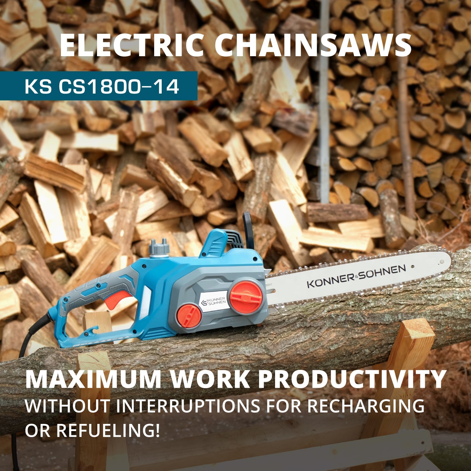 Electric chainsaw KS CS1800-14